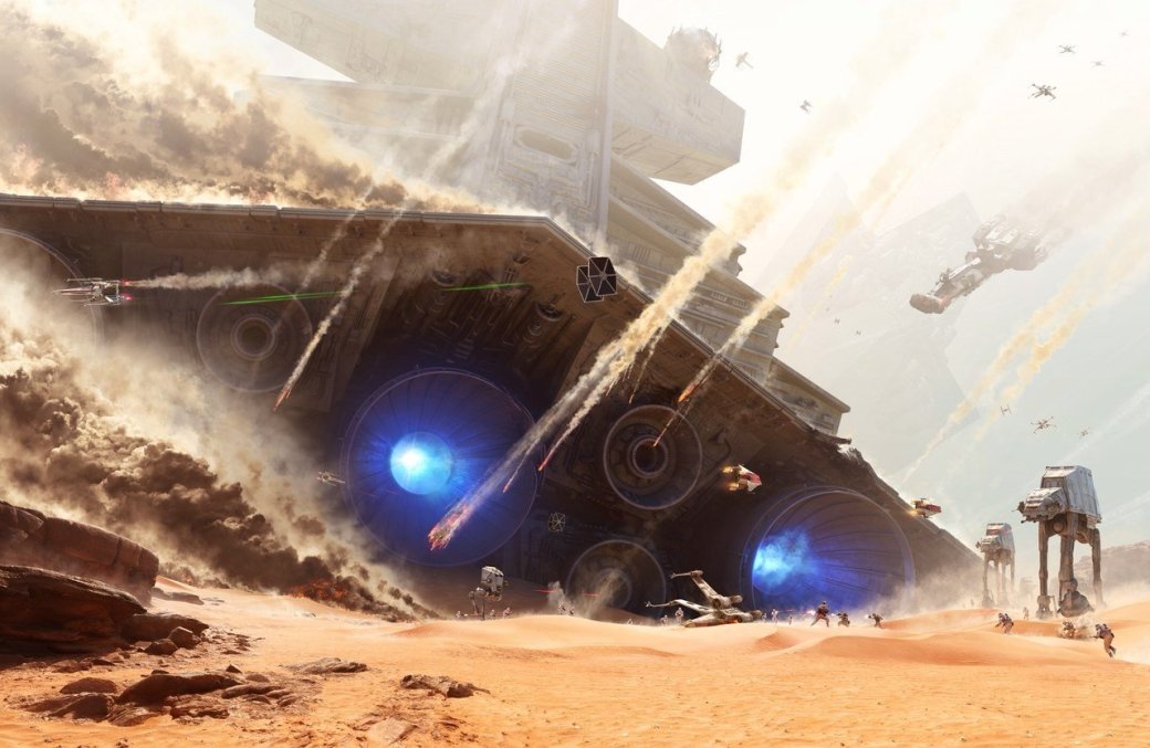 На Джакку всегда солнечно. Кадры первого DLC для Battlefront - Изображение 1 На Джакку всегда солнечно. Кадры первого DLC для Battlefront - Изображение 1