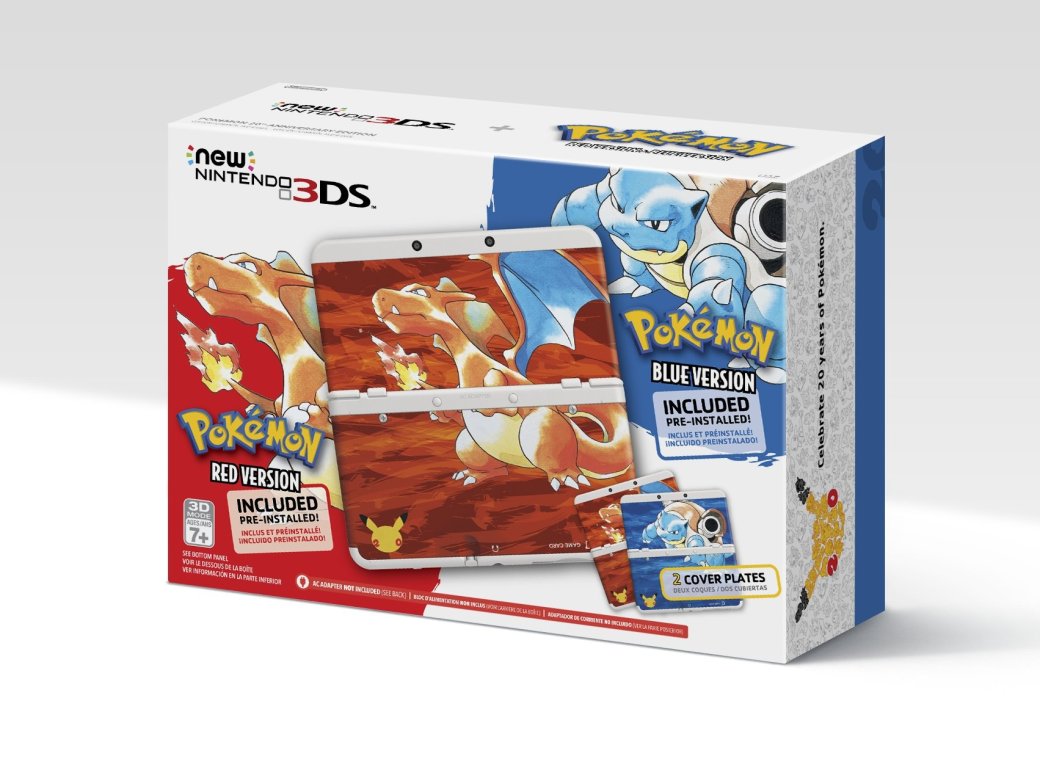 20 лет Pokémon: юбилейные New 3DS и 2DS, переиздание оригинальных игр - Изображение 3 20 лет Pokémon: юбилейные New 3DS и 2DS, переиздание оригинальных игр - Изображение 3