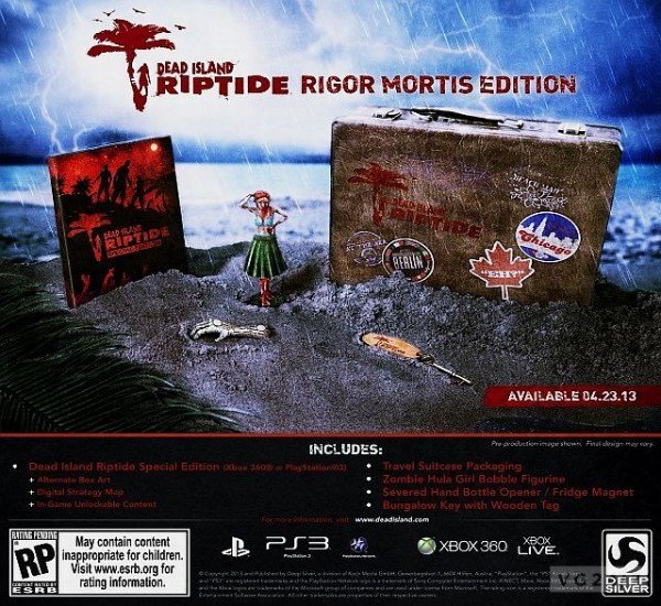 Анонсировано коллекционное издание Dead Island: Riptide. - Изображение 1 Анонсировано коллекционное издание Dead Island: Riptide. - Изображение 1