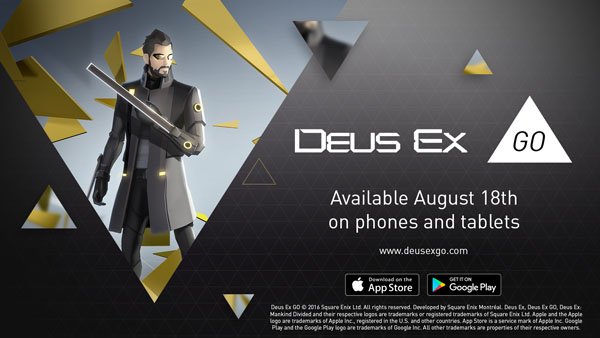 Deus Ex Go выйдет раньше Mankind Divided - Изображение 1 Deus Ex Go выйдет раньше Mankind Divided - Изображение 1