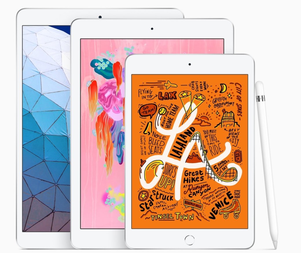 Теперь с Apple Pencil: Apple представила  iPad Air 2019 и iPad mini 5