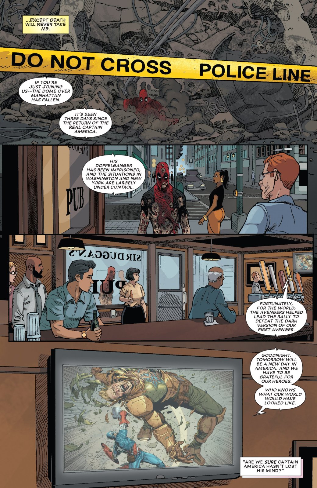 Комикс про Дэдпула подтверждает — теперь у Marvel два Капитана Америка. - Изображение 4